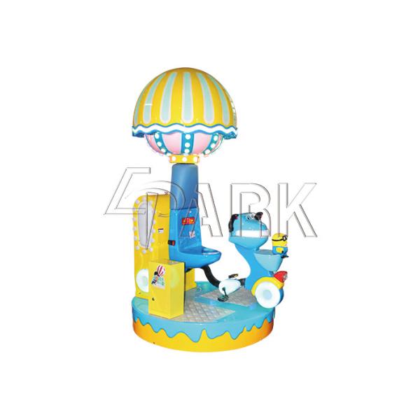 Amusement Kiddy Ride Machine Funny Merry Go And Down Entertainment Bike game machine with swing and rotation