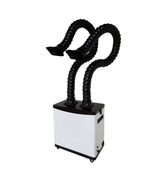 AC 220VWelding Fume Extractor Double Arms 15kg Weight For Chemicals