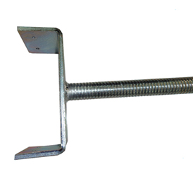 28мм Винтовой домкрат для строительных лесов с U-образной головкой для строительства