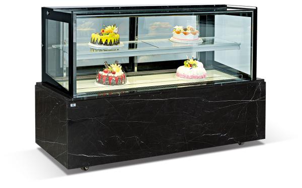Smooth Commercial Supermarket Refrigerator R22 150W Optional Capacity