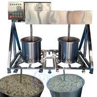 Processamento de frutos do mar camarão misturador de imersão de material máquina de imersão de Kimchi misturador de posição dupla barril duplo de aço inoxidável St