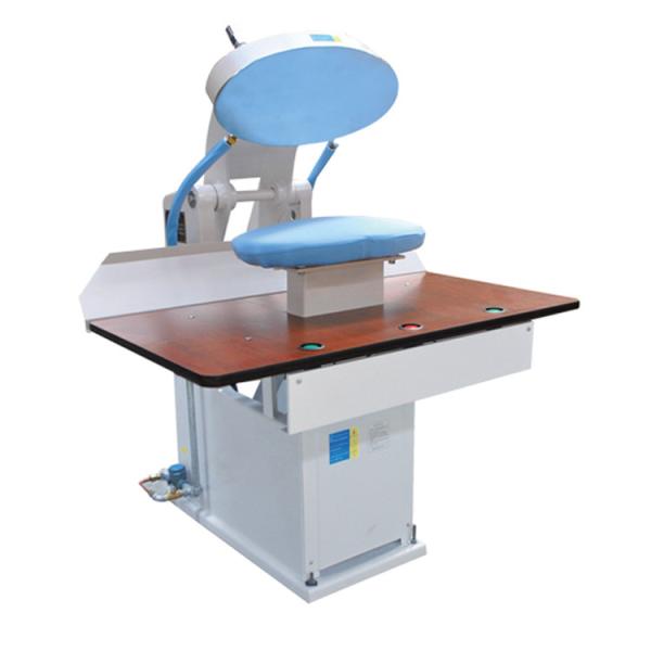 Utility Flatbed Press Machine , Steam Garment Press Hot Head For Wet Washing