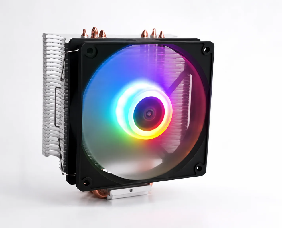 Fengliang No.2 CPU Cooler 4 Heat Pipes 120mm RGB Fan Tower Air Cooler Support Intel AMD Multi-platform CPU Heatsink