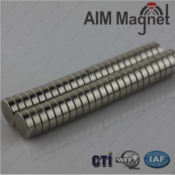 Customized neodymium disc small round magnet for sale