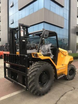 Four Wheel Drive Forklift 3.5 Ton For Industrial Use Goodsense All Wheel Drive Forklift
