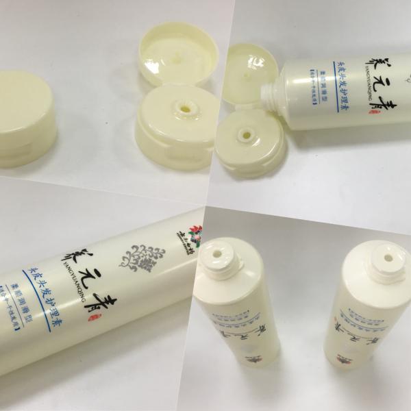 Совмещенные смещенные косметические трубки упаковывая ПБЛ425 Д50 * фильм белизны 168,3 жемчугов