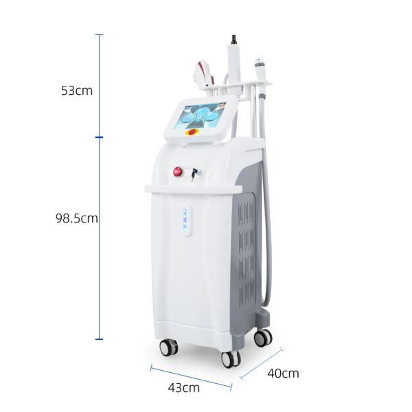 3 IN 1 DPL Beauty Machine laser hair removal machine Laser mole removal, tattoo removal Multifunctional beauty machine