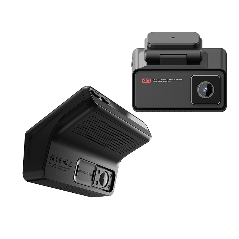 4G Lte Dash Cam Dual Lens 2K Car DVR Dash cam With Remote Live Preview / Park Guard