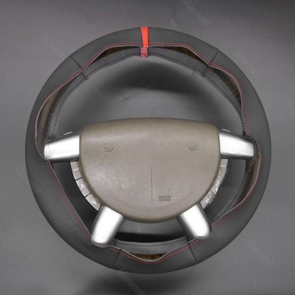 Mewant vegan leather steering wheel cover for Holden Commodore SV6 2004-2007 DIY car interior accessories