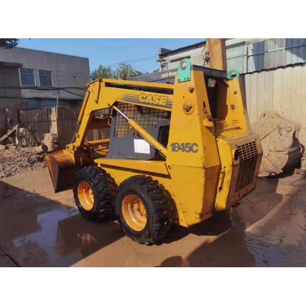 Caso usado 1845C cargador de dirección de patinaje, cargador de patinaje de segunda mano 1m3 60KW