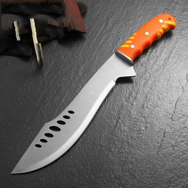 Polish Hunting Knife 44cm 3.5mm High Carbon Machete Plastic Handle Piercing