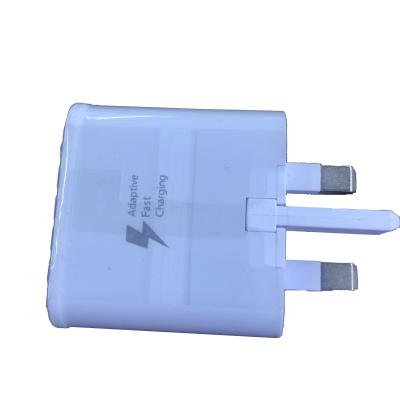UK Plug Travel USB Phone Wall Charger ABS PC 5V 2A Customized Logo