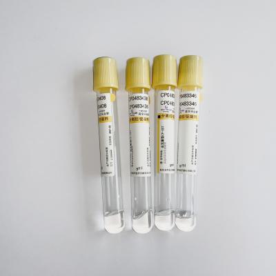 Tampão alto vacuum blood colletion tube do amarelo do tubo do gel da estabilidade e do ativador do coágulo