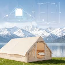 Waterproof Portable Inflatable Air Tent with Double-Layer Design for Outdoor Camping and Emergency Shelter