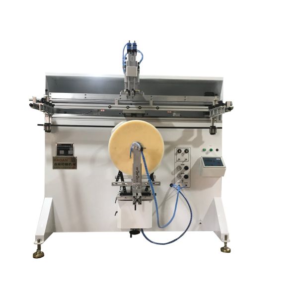 All Around Curved Semi Auto Screen Printing Machine For Daily Chemical Electronics