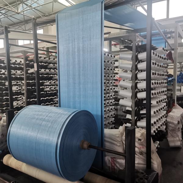 White PP Woven Cloth Roll Material Transparent Fabric Roll For FIBC Bulk Bag Production
