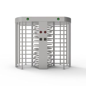 SS304 Full Height Turnstile with Double Lanes for 30-40 Persons/min Access Control