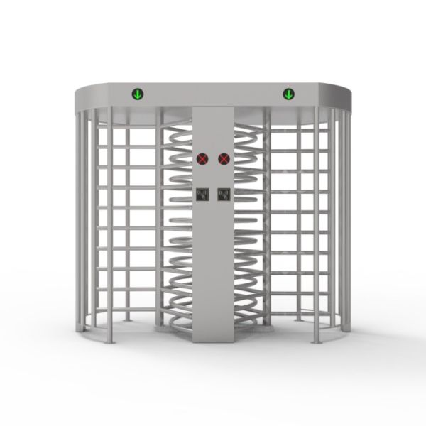 SS304 Full Height Turnstile with Double Lanes for 30-40 Persons/min Access Control