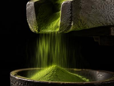 Whole Leaf Organic Tencha Green Tea EGCG Chlorophyll-Rich Raw Material for Stone Milling Premium Matcha Powder