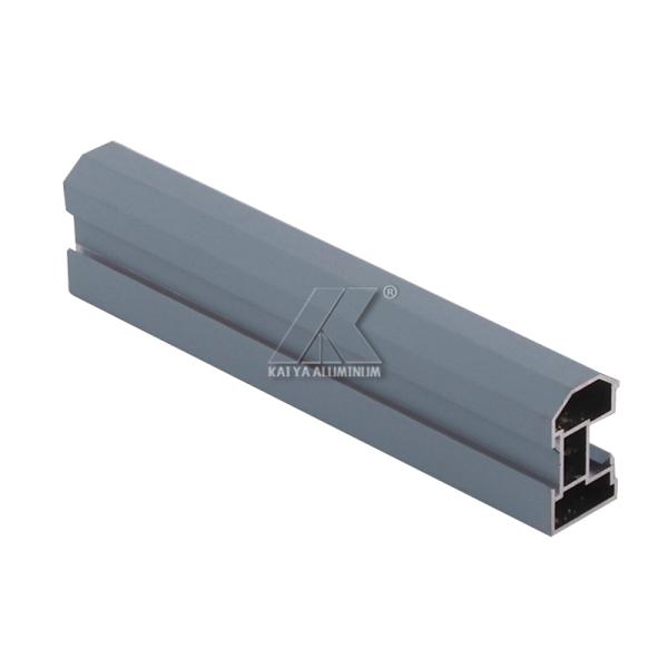 ODM Anodization Grey Wardrobe Aluminum Profile Diameter 5-800mm