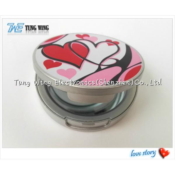 Зеркало зеркала состава карманн печатания логоса косметическое с звуком