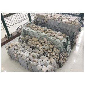 Galfan Coated Gabion Box / Double-Twisted Hexagonal Wire Mesh Basket for Retaining Wall & Coastal Protection