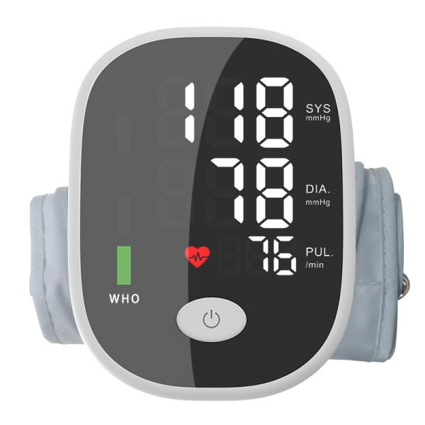 Portable Accurate Digital Sphygmomanometer With Voice Prompt Large Screen LCD Display's Digital BP Meter
