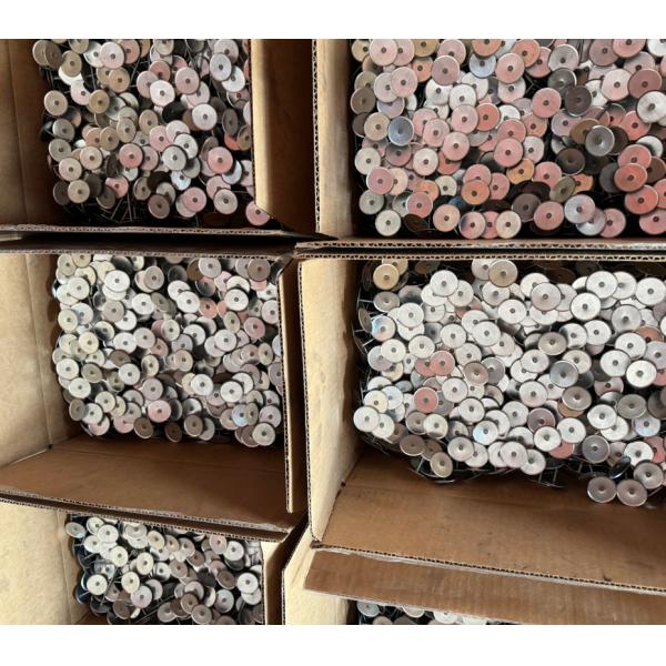 12Ga X 70 Mm Galvanized Steel Cup Head Welded Pins For HVAC Duct Insulation