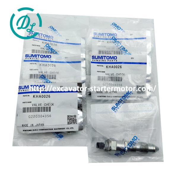 KHA0026 Pièce de rechange de vanne de contrôle métallique Sumitomo SH200 SH300