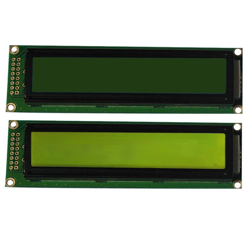 ЖК-дисплей STN Mono 24x2 Синий Желтый Черный Угол обзора 6h Backlight