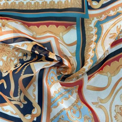 Shiny 30D Printed Chiffon Fabric 30D*30D For Creating Lightweight Garments