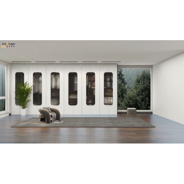 Customized Size Eco-Friendly Modern Hinge Door Wardrobe for Bedroom and Apartment