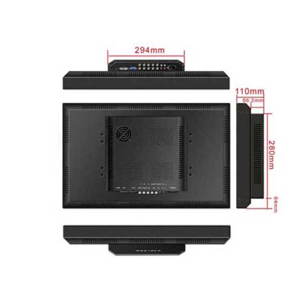 High Brightness CCTV HD Monitor With HDMI PAL Color system 60000H Life