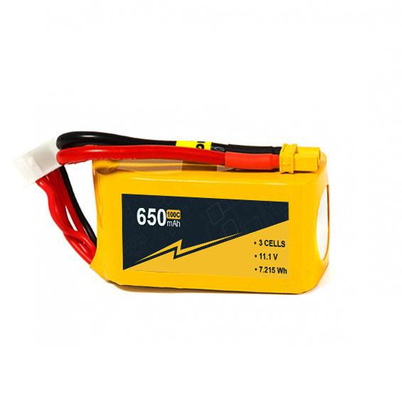 650mAh 3S High Voltage Drone Lipo Battery 11.1V  50C-100c With XT30 Connector