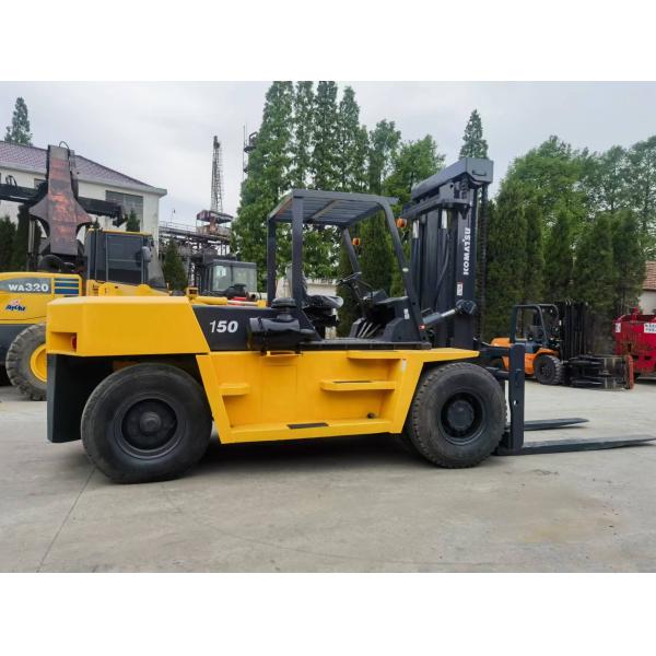 Affordable USED 96KW Forklift TCM FD15ton EPA Engine Hydraulic Forklift KOMATSU FD15on