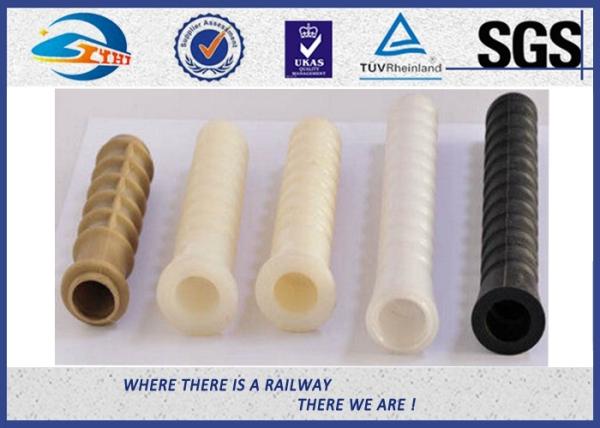 SDU35 HDPE Dowel Plastic And Rubber Part Used In W14 Rail Fastening System