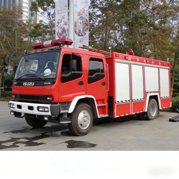ISUZU Fvr 240HP 4tons Water 2tons Foam Fire Truck 6tons Fire Rescue Vehicles