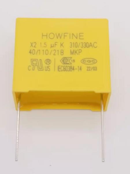 275V High Voltage Metallised Polypropylene Film Capacitors Zinc Alloy P27.5mm