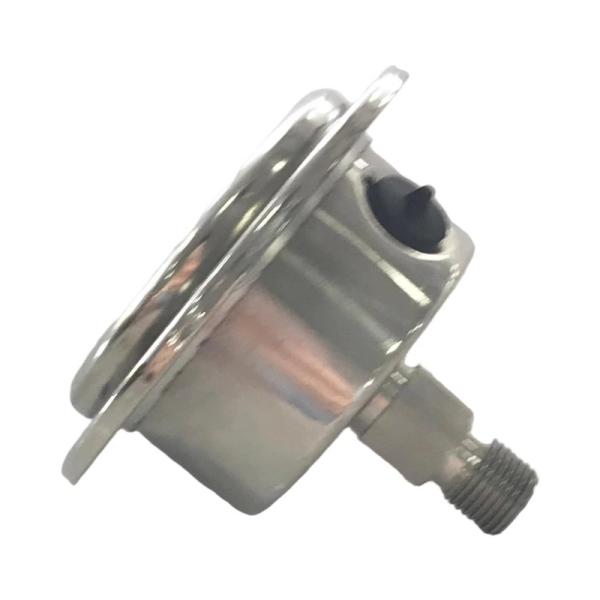 20bar All Stainless Steel Pressure Gauge Panel Mount With Glass Lens