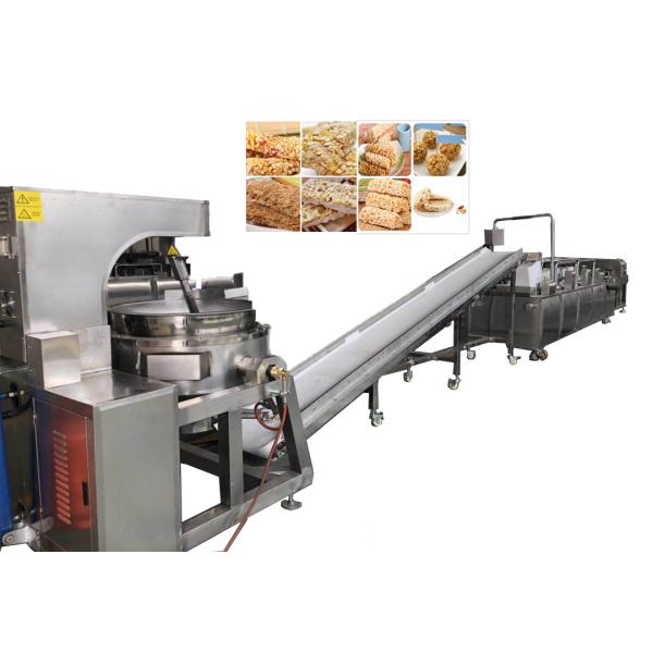 Stainless Steel Cereal Bar Production Line For Muesli Making 300-400kg/Hr