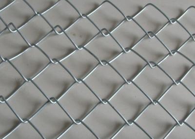 30m Woven Chain Link Mesh Fence / Galvanized Diamond Wire Mesh