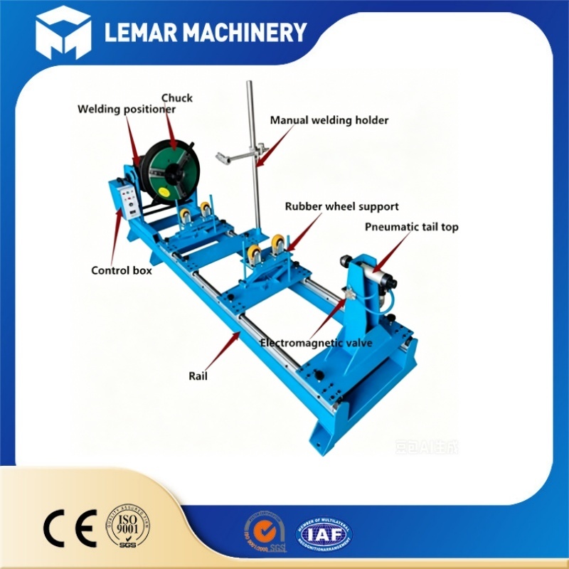 300kg Mini Welding Positioner Small Rotary Tilt Table for Pipe Sanitary Fitting Welding