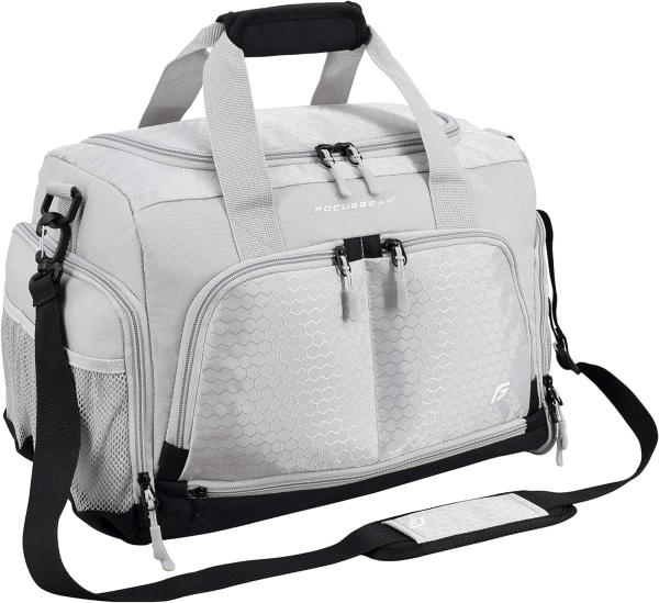 The Durable Crowdsource Designed Duffel Bag with 10 Optimal Compartments Including Water Resistant PouSPORTS SHOES