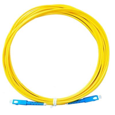 Single Mode Simplex Fiber Optic Patch Cord SC UPC 3.0mm G657A
