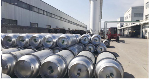 25LB R507 Refrigerant Gas Cylinders Medium Temperature Refrigeration Systems