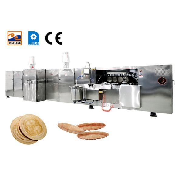 Изготовленная на заказ автоматическая производственная линия вафли 35 частей 5 метров длинного печь подноса