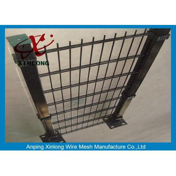 Powder Station Double Wire Fence / Twin Wire Mesh Fencing High Tensile Strength