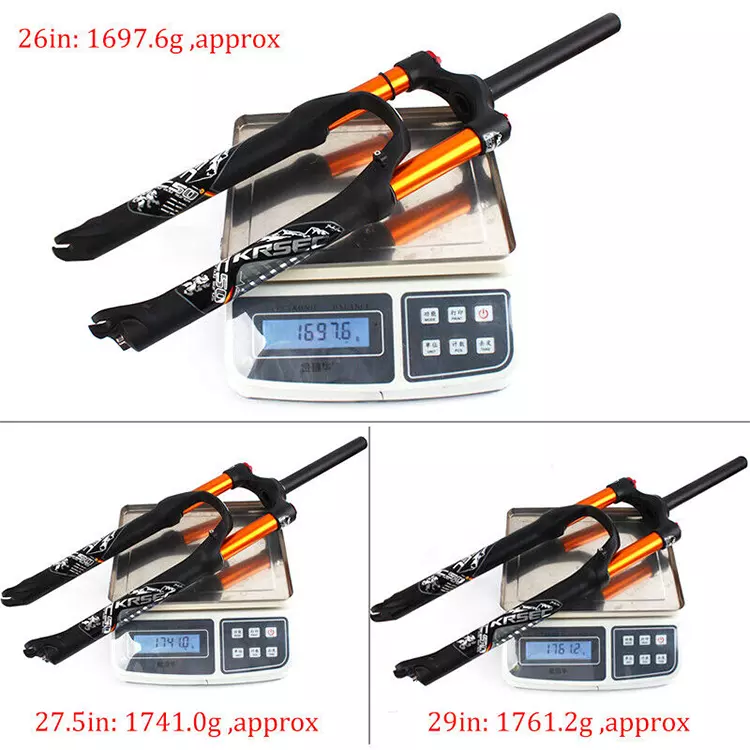 Carbon-Material MTB Bicycle Air Shock Forks for 26/27.5/29 Inch BMX Bicycles at 2024