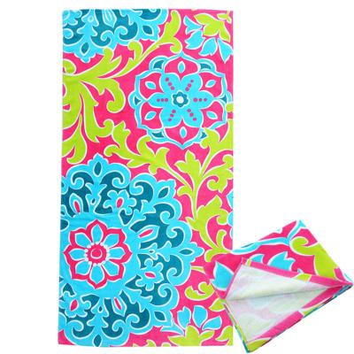 30x60 100% coton Velour serviettes de plage avec service personnalisé