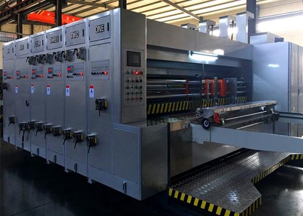 Automatic Carton Box Printer Slotter Machine / Corrugated Carton Making Machine